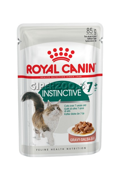 Royal Canin INSTINCTIVE +7 Cat (соус), 85 гр*12шт Royal Canin INSTINCTIVE +7 Cat (соус), 85 гр*12шт