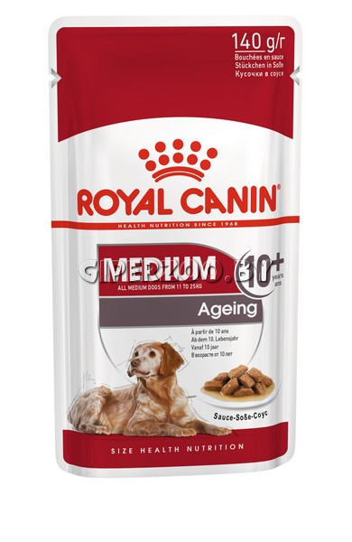 Royal Canin MEDIUM AGEING (соус), 140 гр*10шт Royal Canin MEDIUM AGEING (соус), 140 гр*10шт