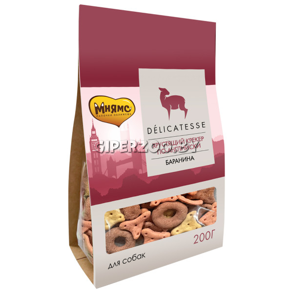 Мнямс Лакомство Хрустящий крекер по-английски, 200 гр Мнямс Лакомство Хрустящий крекер по-английски, 200 гр