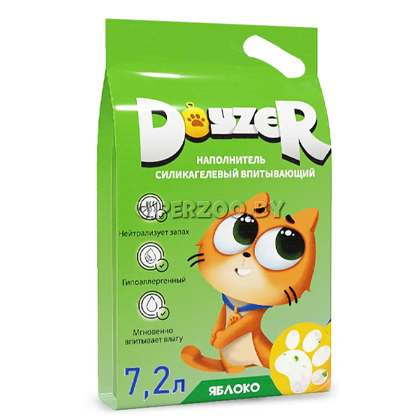 Doyzer Наполнитель силикагелевый (яблоко), 7,2 л Doyzer Наполнитель силикагелевый (яблоко), 7,2 л