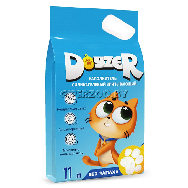 Doyzer Наполнитель силикагелевый (без запаха), 11 л Doyzer Наполнитель силикагелевый (без запаха), 11 л