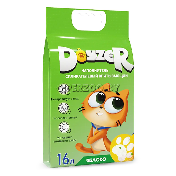 Doyzer Наполнитель силикагелевый (яблоко), 16 л Doyzer Наполнитель силикагелевый (яблоко), 16 л
