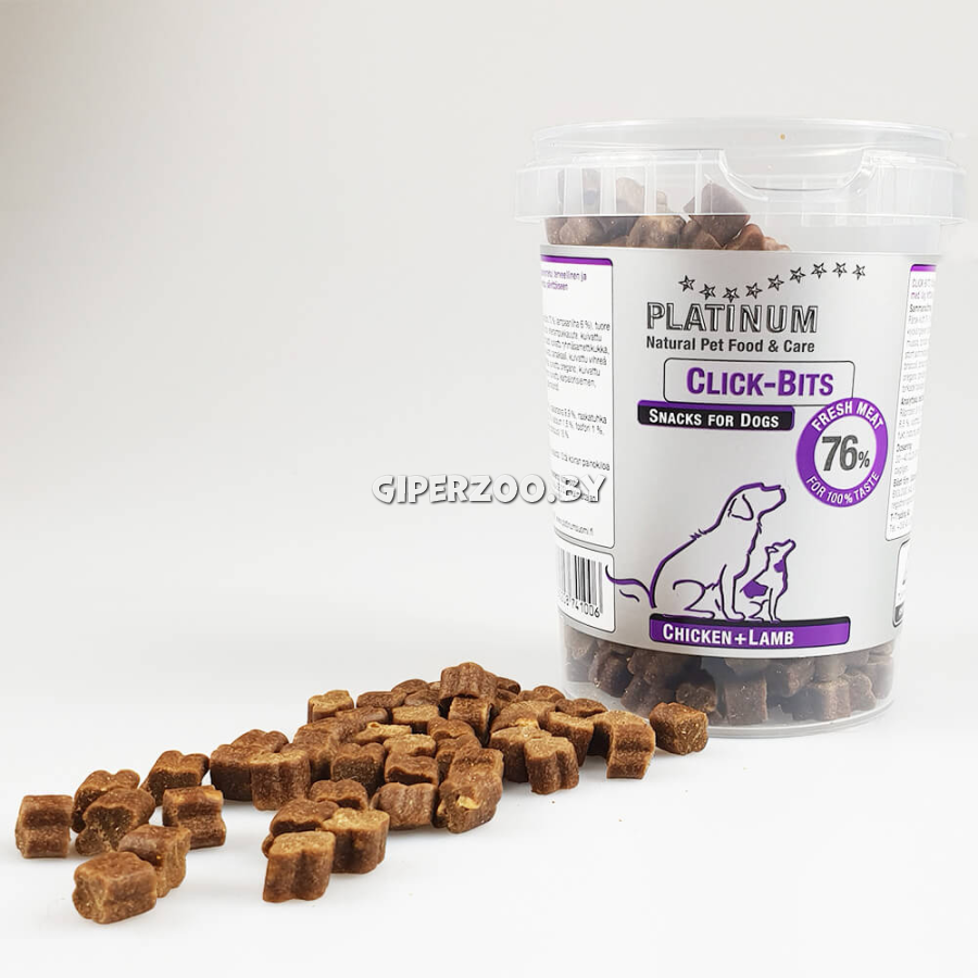 Platinum Click-Bits Chicken+Lamb, 300 гр Platinum Click-Bits Chicken+Lamb, 300 гр