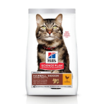 Hill's Science Plan Hairball Indoor 7+(курица), 1,5 кг