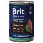 Brit Premium by Nature  для щенков всех пород с телятиной, 410 г