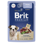 Brit Premium Dog для щенков всех пород с телятиной в соусе, 85 г