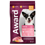 AWARD Puppy Medum (индейка, курица, морковь, черная смородина), 2 кг
