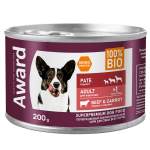 AWARD Adult Dog (паштет из говядины с морковью), 200 гр