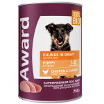 AWARD PUPPY (кусочки с курицей и морковью в соусе), 750 гр