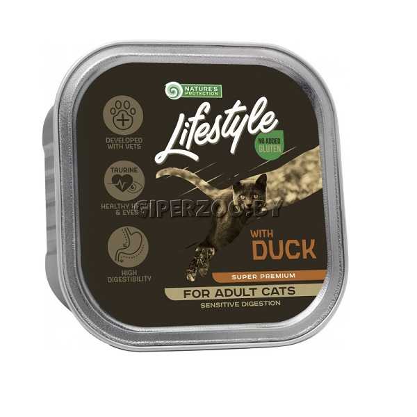 Nature's Protection Lifestyle Sensitive Digestion (утка), 85 гр*14 шт Nature's Protection Lifestyle Sensitive Digestion (утка), 85 гр*14 шт