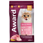 Award Healthy growth Kitten (индейка, курица), 400 гр