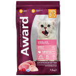 Award Sterilized Cat (индейка, курица), 1,5 кг
