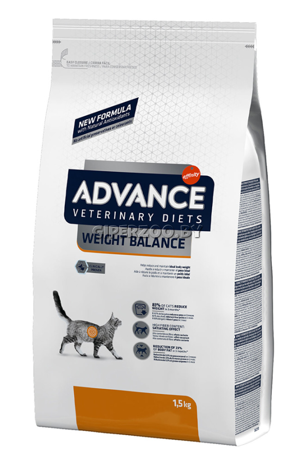 Advance VetDiets Cat WEIGHT BALANCE, 3 кг Advance VetDiets Cat WEIGHT BALANCE, 3 кг