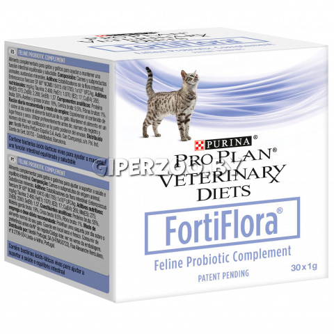 ФОРТИФЛОРА (PRO PLAN Fortiflora) пробиотик для кошек и котят, 1 упак ФОРТИФЛОРА (PRO PLAN Fortiflora) пробиотик для кошек и котят, 1 упак