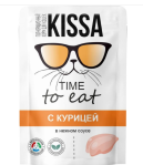 Корм для кошек Kissa с курицей (соус), 75 гр