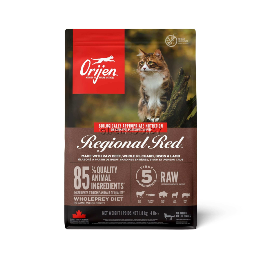 Acana Orijen Cat Regional Red (говядина), 1,8 кг Acana Orijen Cat Regional Red (говядина), 1,8 кг
