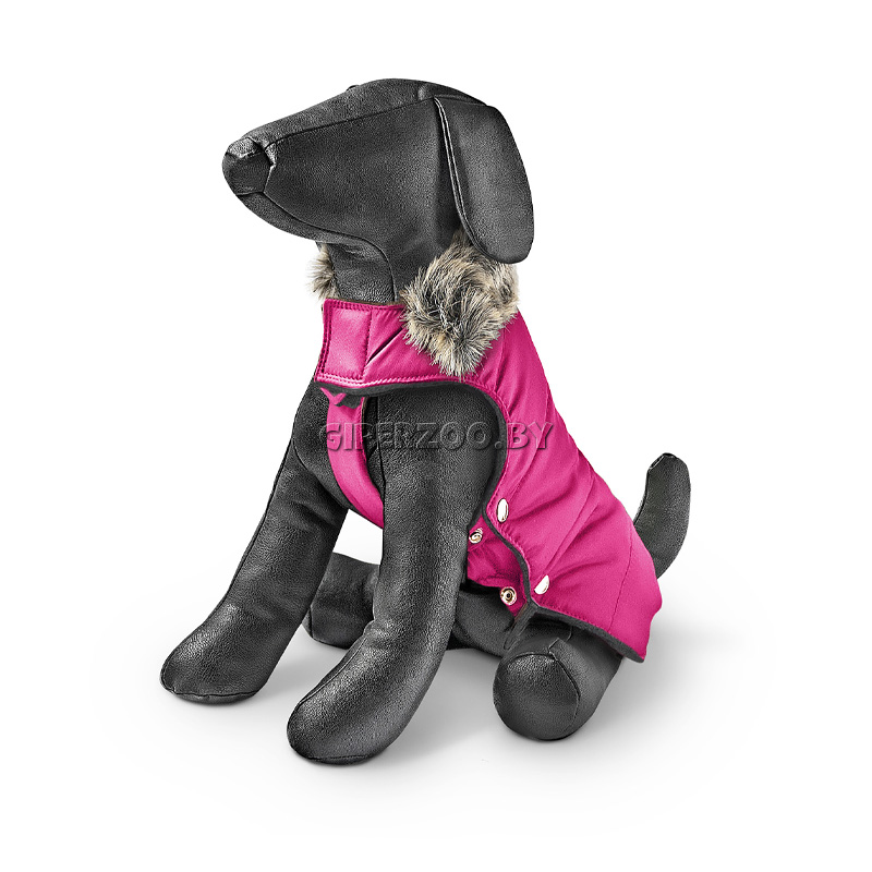 Комбинезон для собак Freezack Parka telemagenta розовый с мехом  20 см, XXS Комбинезон для собак Freezack Parka telemagenta розовый с мехом  20 см, XXS