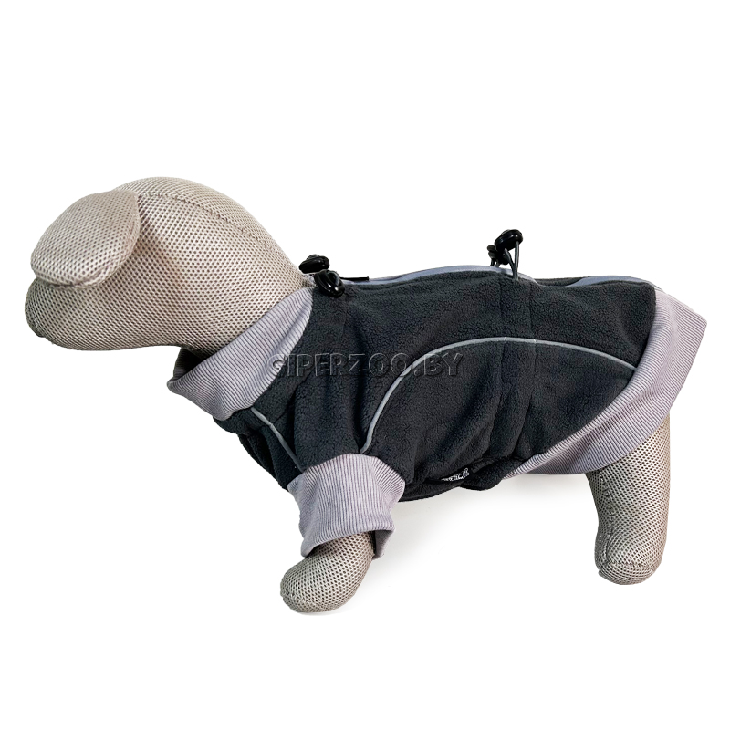 Куртка для собак флисовая Freezack серая, XL, 50см Куртка для собак флисовая Freezack серая, XL, 50см
