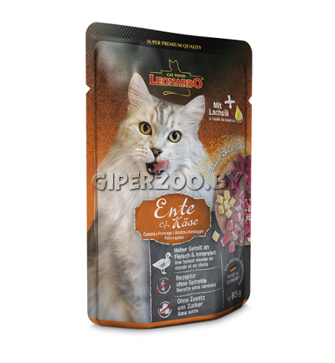 Leonardo Cat (утка, сыр), 85 гр Leonardo Cat (утка, сыр), 85 гр