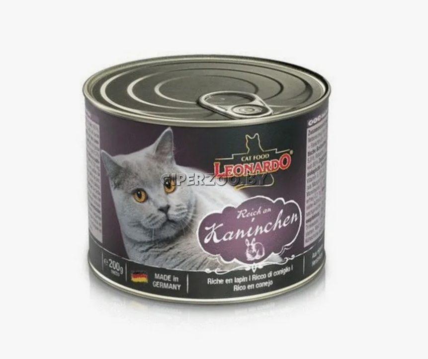 Leonardo Cat (кролик), 200 гр Leonardo Cat (кролик), 200 гр