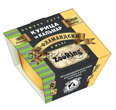 ZooRing Cat (курица, кальмар), 75 гр ZooRing Cat (курица, кальмар), 75 гр