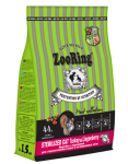 ZooRing Sterilized Cat (индейка, брусника), 1,5 кг