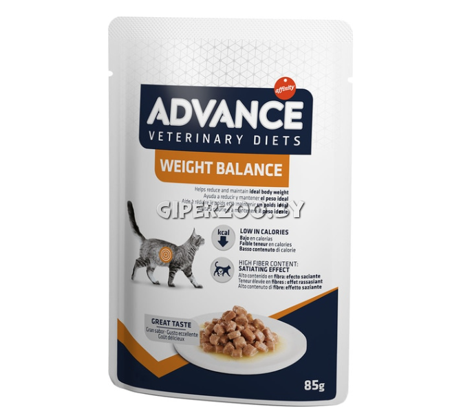 Advance Diets Weight Balance для кошек(свинина), 85 гр Advance Diets Weight Balance для кошек(свинина), 85 гр