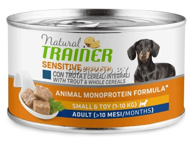 Trainer Natural NO GLUTEN для собак (форель), 150 гр Trainer Natural NO GLUTEN для собак (форель), 150 гр