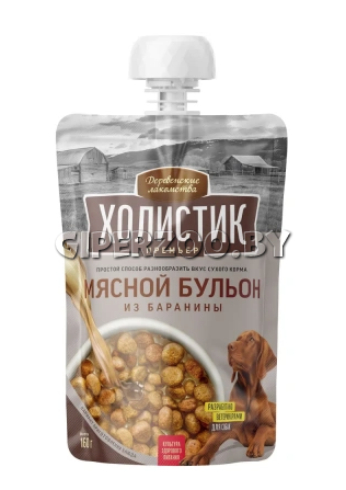 Деревенские лакомства Холистик Премьер Рыбный бульон (лосось), 160 гр Деревенские лакомства Холистик Премьер Рыбный бульон (лосось), 160 гр