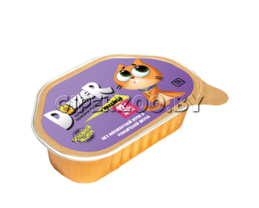 Doyzer для кошек с индейкой, 95 гр Doyzer для кошек с индейкой, 95 гр