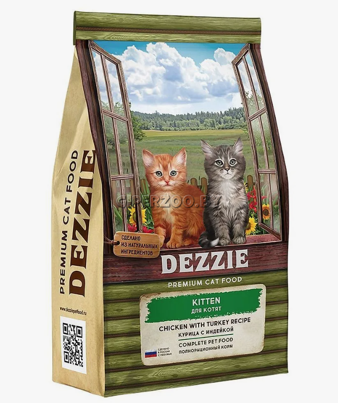 DEZZIE Kitten (курица, индейка), 2 кг DEZZIE Kitten (курица, индейка), 2 кг