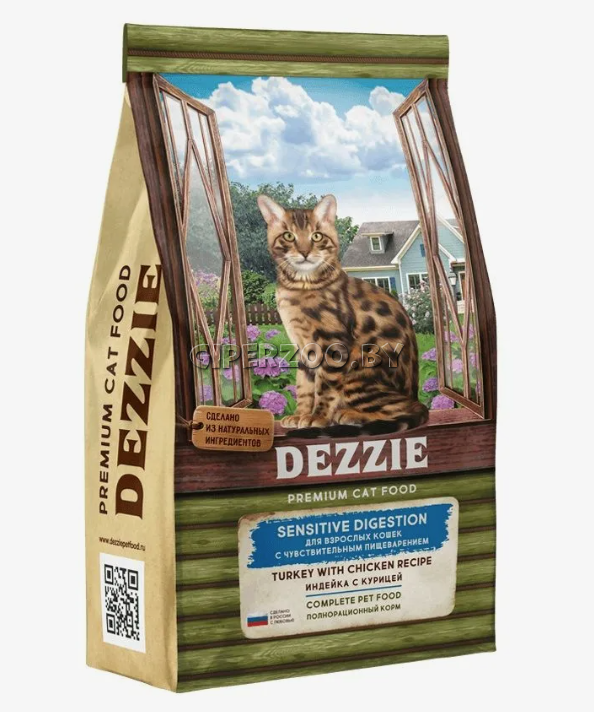 DEZZIE Sensitive Digestion (индейка, курица), 2 кг DEZZIE Sensitive Digestion (индейка, курица), 2 кг