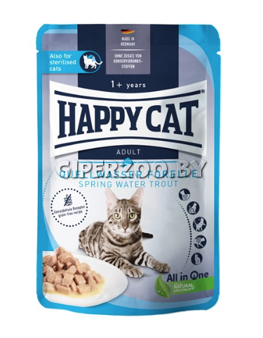 Happy cat Culinary кусочки в соусе (форель), 85 гр Happy cat Culinary кусочки в соусе (форель), 85 гр