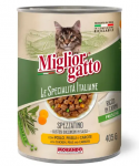 Miglior gatto Le Specialità Italiane (курица, горох, морковь), 405 гр