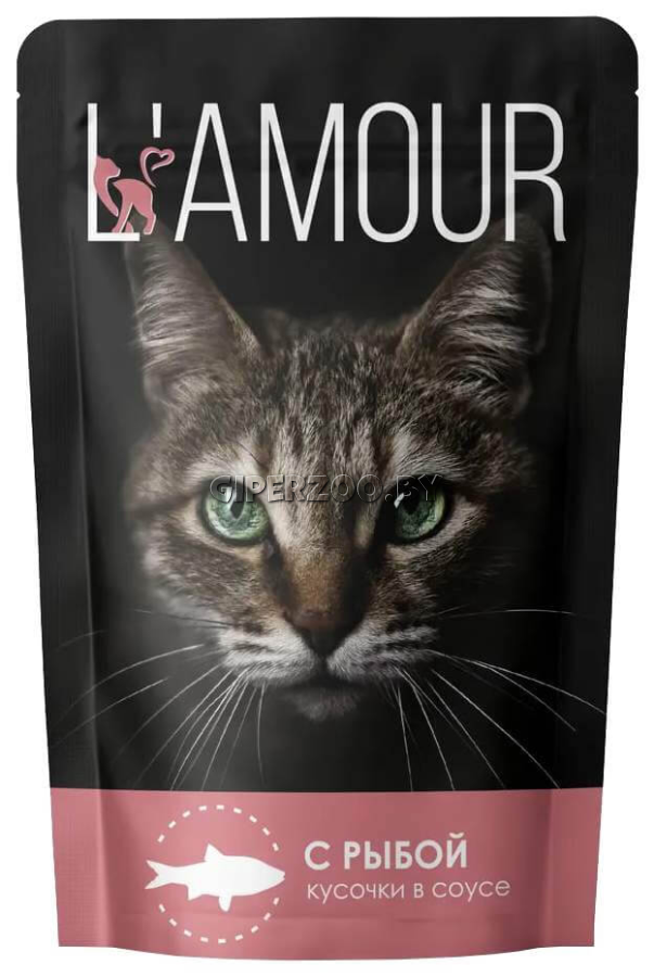 Корм LAMOUR пауч для кошек (рыба в соусе), 75 гр*28 Корм LAMOUR пауч для кошек (рыба в соусе), 75 гр*28