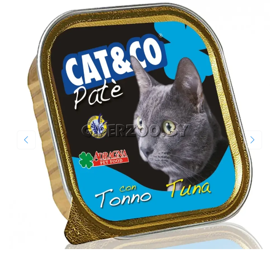 Adragna Cat&Co Паштет из тунца, 100 гр Adragna Cat&Co Паштет из тунца, 100 гр