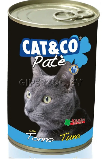 Adragna Cat&Co Паштет из тунца, 405 гр Adragna Cat&Co Паштет из тунца, 405 гр
