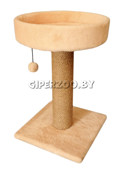 Cat House Когтеточка лежанка круглая (джут), 55 см Cat House Когтеточка лежанка круглая (джут), 55 см