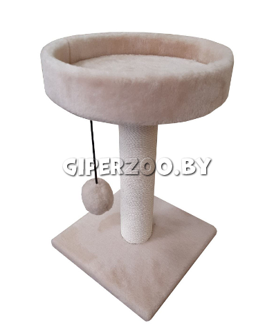 Cat House Когтеточка лежанка круглая (хлопок), 55 см Cat House Когтеточка лежанка круглая (хлопок), 55 см