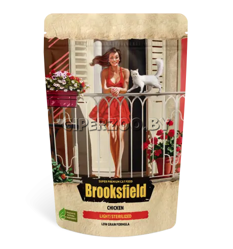 Brooksfield LG Adult Cat Light/Sterilized (курица, рис), 400 гр Brooksfield LG Adult Cat Light/Sterilized (курица, рис), 400 гр