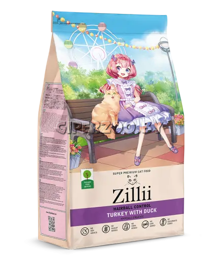ZILLII Hairball Control (индейка), 400 гр ZILLII Hairball Control (индейка), 400 гр