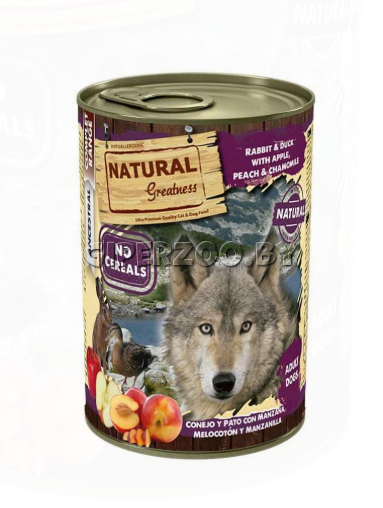 Natural Greatness GF (кролик, оленина, морковь), 400 гр Natural Greatness GF (кролик, оленина, морковь), 400 гр