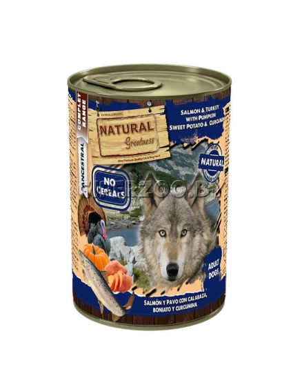 Natural Greatness GF (индейка, лосось, тыква), 400 гр Natural Greatness GF (индейка, лосось, тыква), 400 гр