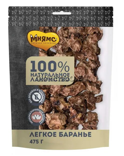 Мнямс лакомство для собак Легкое баранье, 470 гр Мнямс лакомство для собак Легкое баранье, 470 гр
