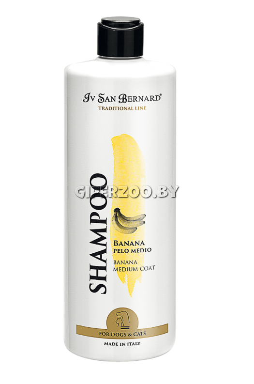 Шампунь Iv San Bernard Banana для шерсти средней длины, 500 мл Шампунь Iv San Bernard Banana для шерсти средней длины, 500 мл