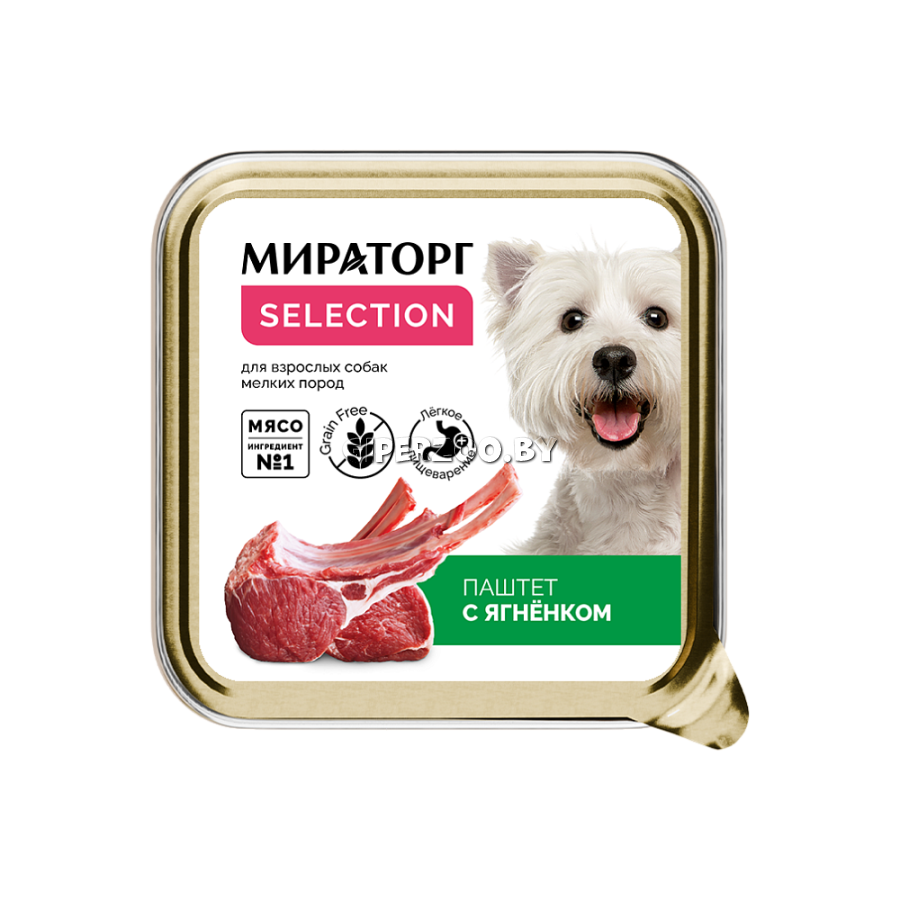 Мираторг Selection Adult Mini паштет (ягненок), 100 гр Мираторг Selection Adult Mini паштет (ягненок), 100 гр