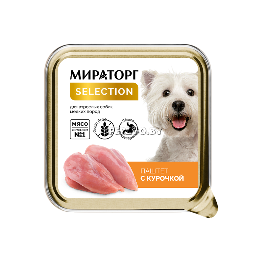 Мираторг Selection Adult Mini паштет (курица), 100 гр Мираторг Selection Adult Mini паштет (курица), 100 гр