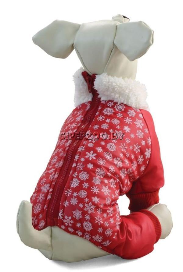 Комбинезон утепленный Снежинки, красный XS Комбинезон утепленный Снежинки, красный XS