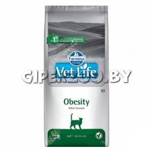 Farmina Vet Life Obesity Cat, 10 кг Farmina Vet Life Obesity Cat, 10 кг