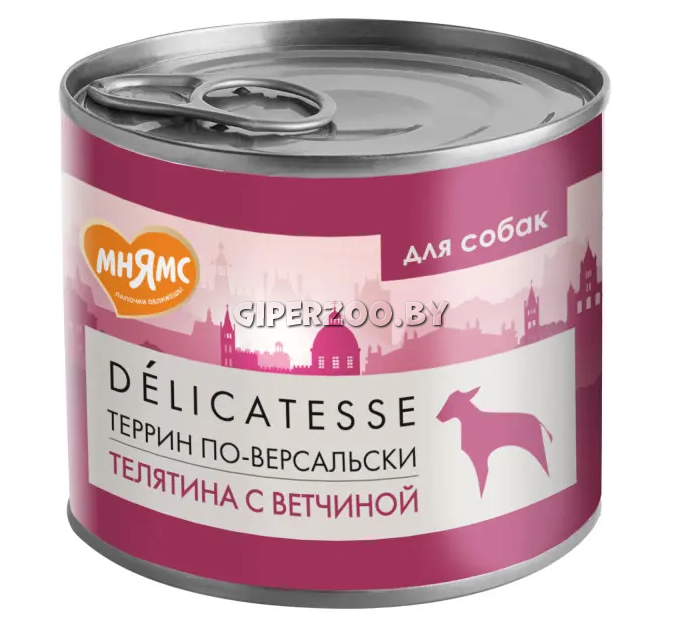 Мнямс Delicatesse паштет (телятина, ветчина), 200 гр Мнямс Delicatesse паштет (телятина, ветчина), 200 гр